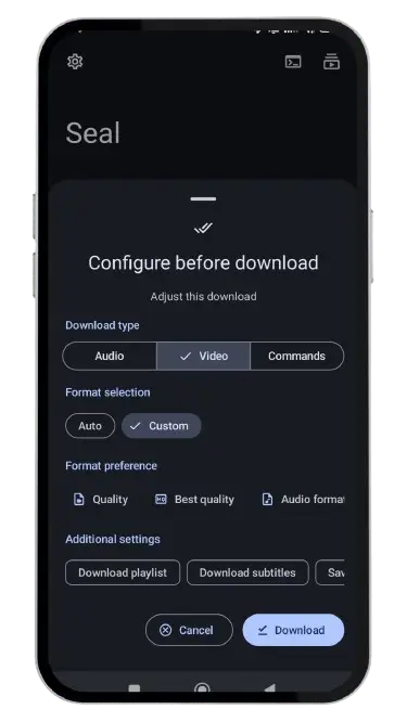 Seal APK v1.13 – Official Download for Android 21 Seal app download configuration
